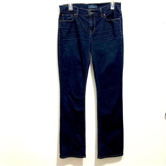 Lucky Brand Women’s Blue Straight Leg Jeans Brooke Boot 6/28 - Picture 1 of 9